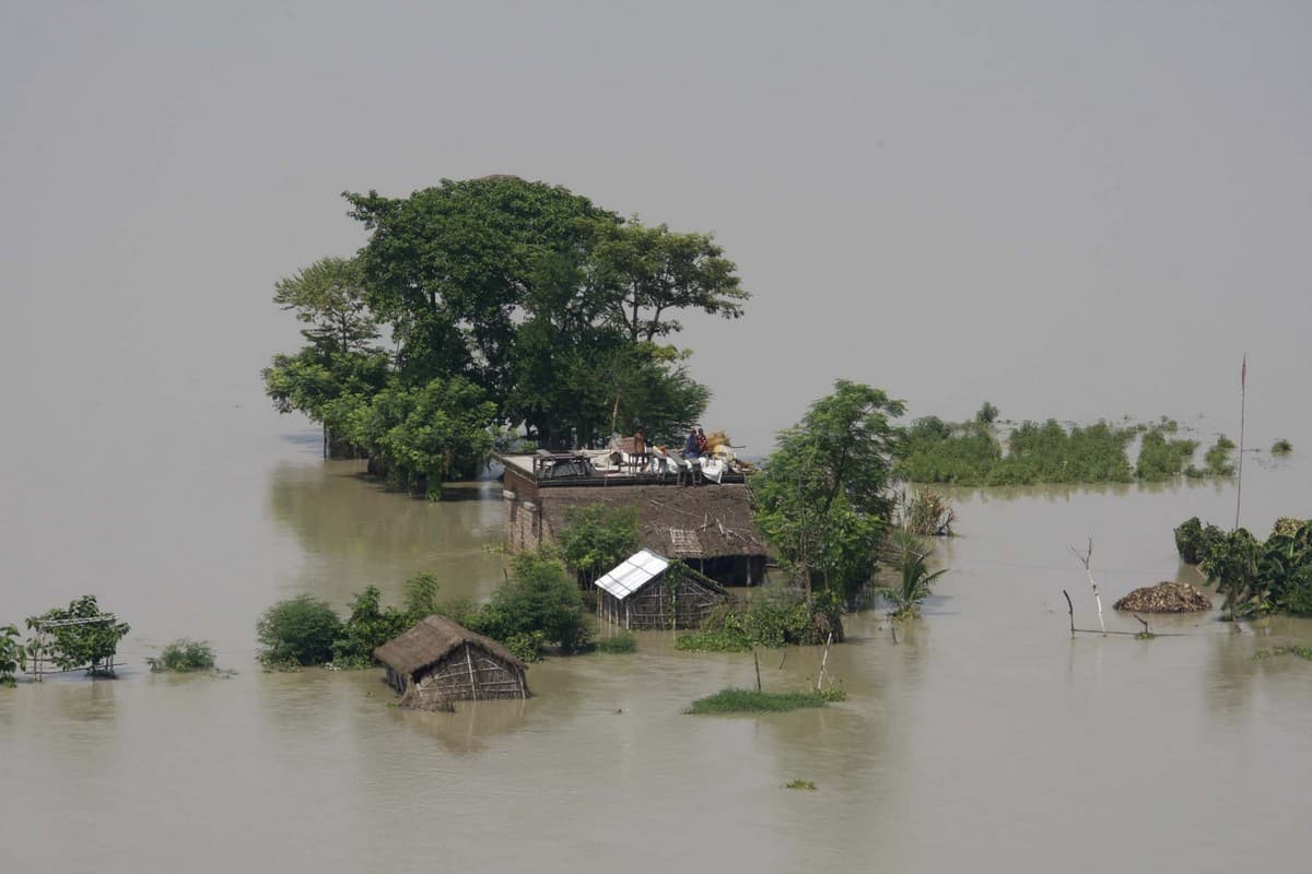 A scene from the Kosi River floods in Bihar last year. Effective flood-risk monitoring, and dam management requires rigorous analysis and planning to mitigate the worst impacts of flood-related disasters. ©Wikimedia Commons