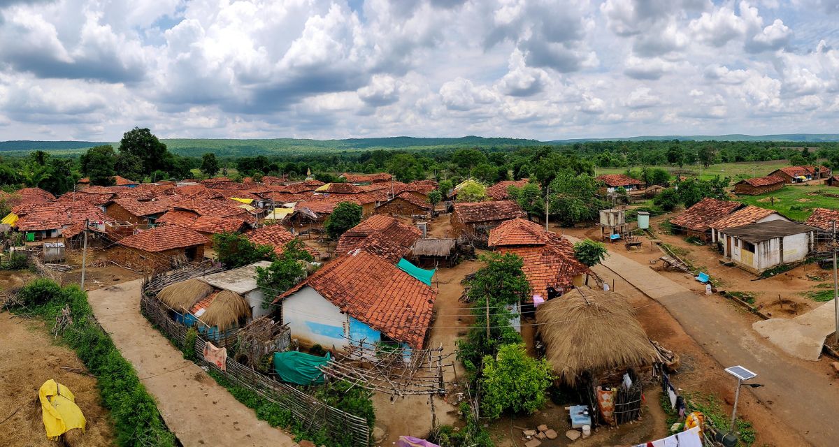 A typical forest-bordering village in the Central Indian Landscape. Photo: Prathamesh Shirsat/WCT